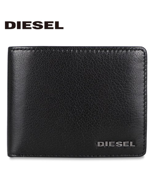 ディーゼル DIESEL 二つ折り財布 メンズ デニム NEELA XS WALLET ブラック 黒 X08181P4229