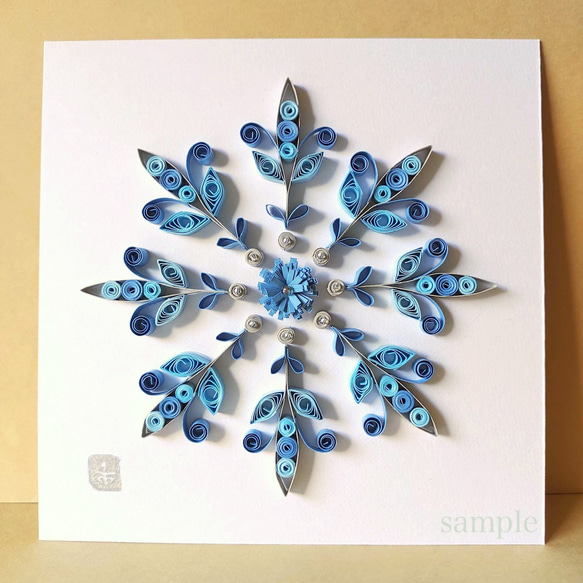 『芽生』Paper Quilling