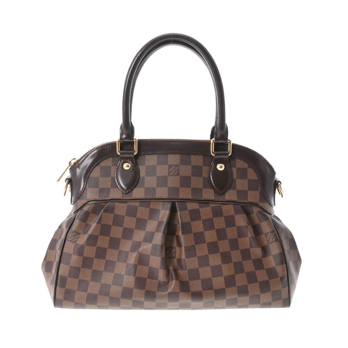 LOUIS VUITTON ルイヴィトン ダミエ トレヴィPM ブラウン N51997 レディース ダミエキャンバス 2WAYバッグ ABランク 中古 