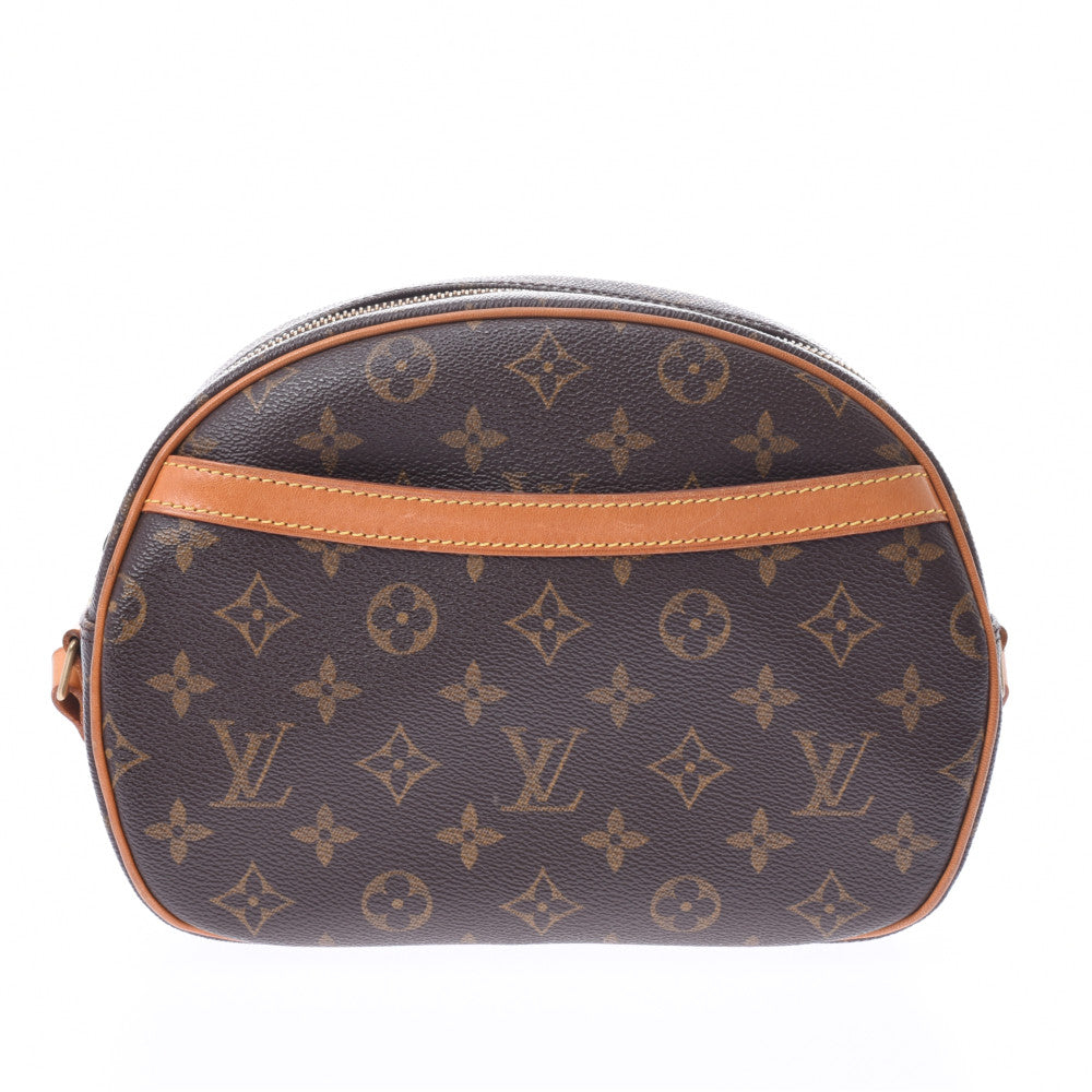 LOUIS VUITTON ルイヴィトン モノグラム ブロワ ブラウン M51221 レディース ショルダーバッグ Bランク 中古 