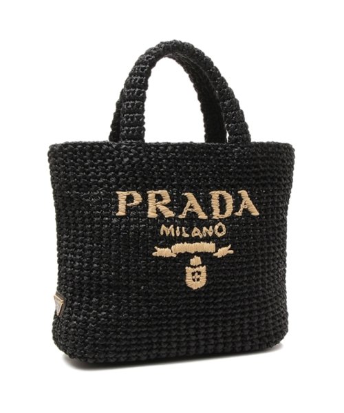 プラダ ハンドバッグ かごバッグ ブラック レディース PRADA 1BG422 2C2T F0ES7 OOL