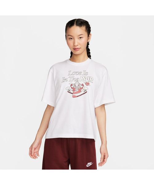 NIKE/ナイキ ウィメンズ NSW OC 1 ボクシー VDAY S/S Tシャツ