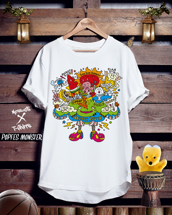 キャラクターTシャツ「POPFES MONSTER」