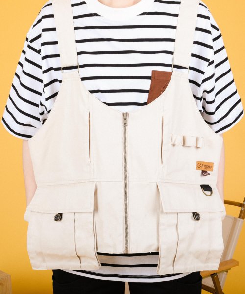 【 Smore / Smore fireproofing 2WAY campvest 】 バッグにもなる2WAY難燃ベスト