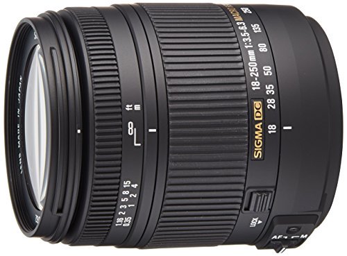 SIGMA 高倍率ズームレンズ 18-250mm F3.5-6.3 DC MACRO OS HSM ニコン用 APS-C専用 883553【中古品】