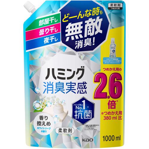 花王 HM消臭実感 Wソープ スパウト 1000ml