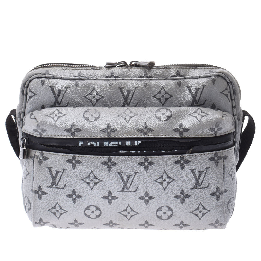 LOUIS VUITTON ルイヴィトン モノグラム メッセンジャー PM モノグラムリフレクト シルバー M43859 ユニセックス レザー メッセンジャーバッグ 新同 中古 