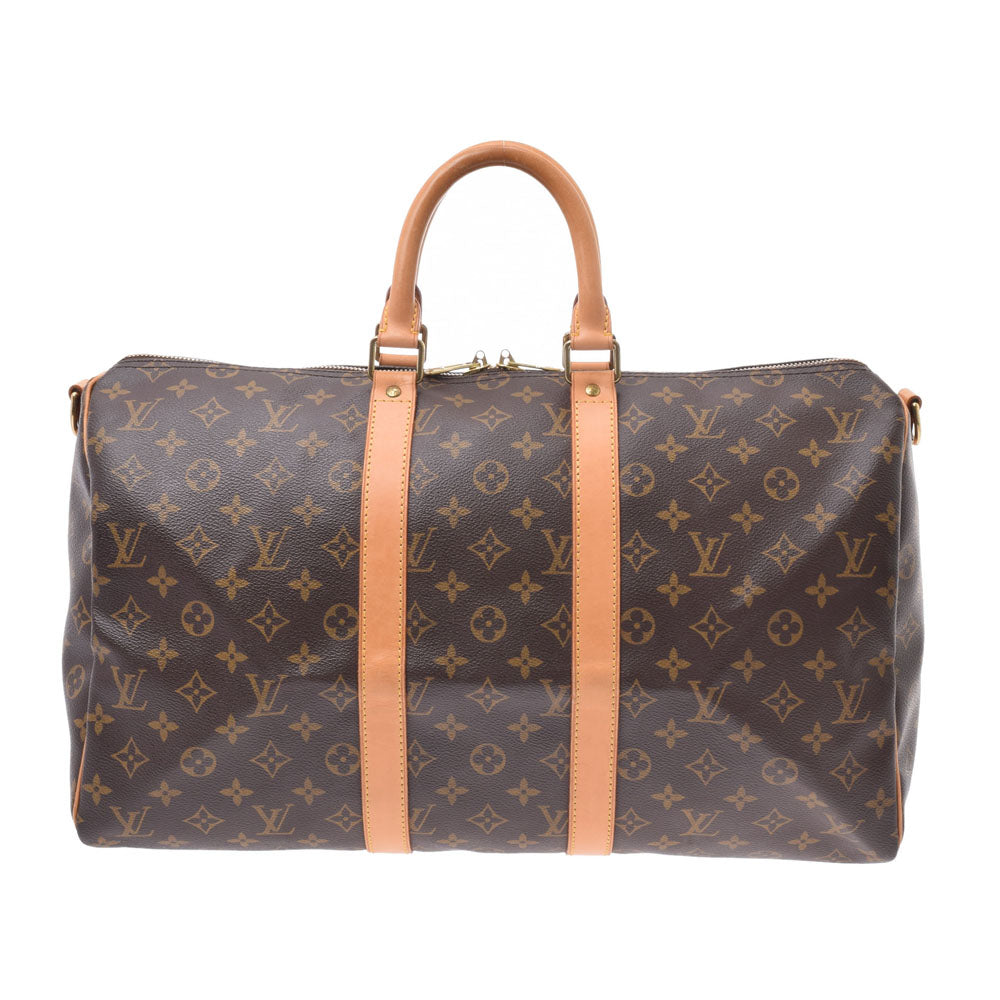 LOUIS VUITTON ルイヴィトン モノグラム キーポルバンドリエール45 ブラウン M41418 ユニセックス モノグラムキャンバス ボストンバッグ Bランク 中古 