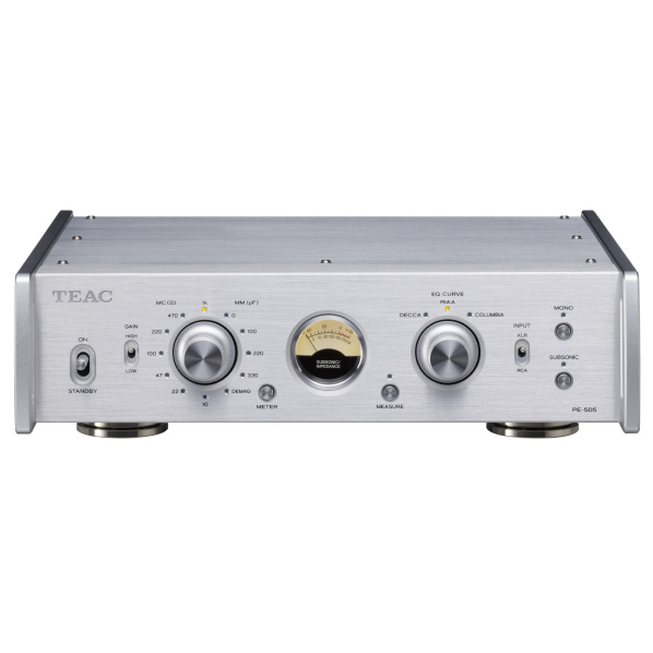 TEAC フルバランス・フォノアンプ Reference 500シリーズ シルバー PE-505-S