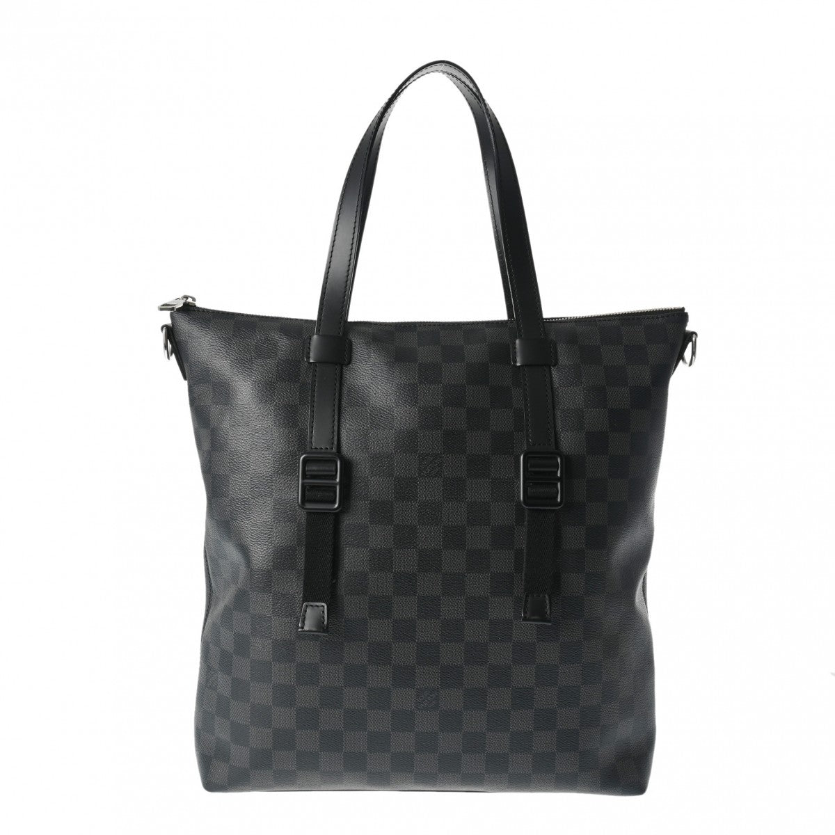 LOUIS VUITTON ルイヴィトン ダミエグラフィット スカイライン 2WAY 黒/グレー N41456 メンズ ダミエグラフィットキャンバス トートバッグ Aランク 中古 