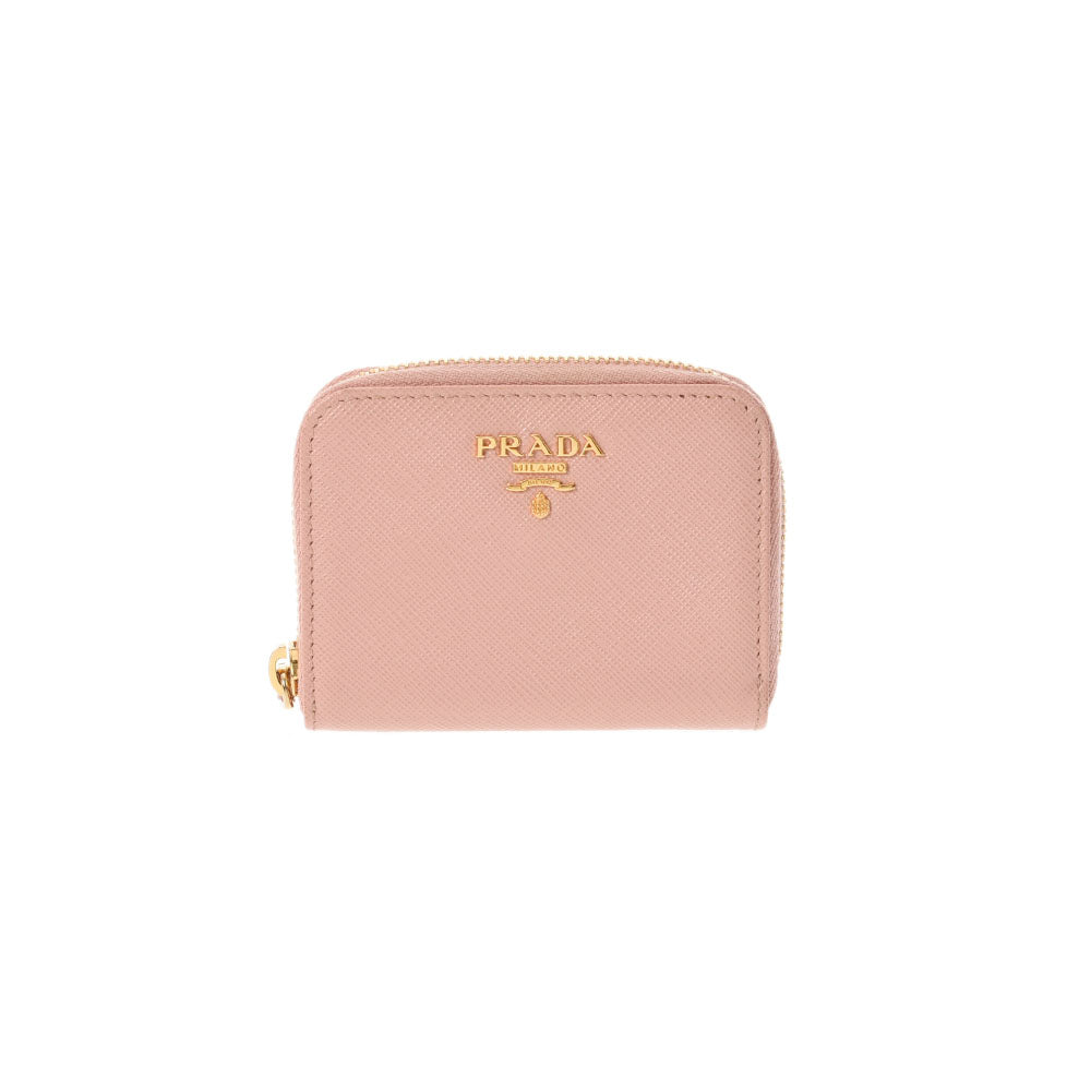 PRADA プラダ ピンク レディース サフィアーノ コインケース ABランク 中古 