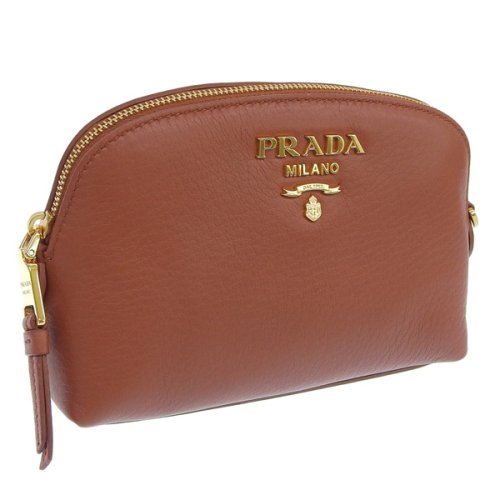 PRADA プラダ ZORR CERVO ポーチ 小物入れ メイクポーチ レザー