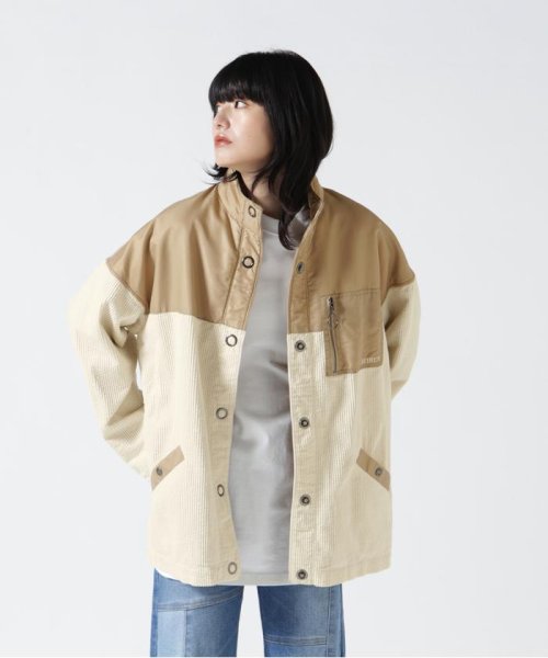 CORDUROY COMBI NYLON BLOUSON/ コーデュロイコンビ ナイロンブルゾン