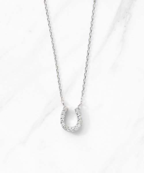 【WEB限定】DIAMOND HORSESHOE PLATINUM NECKLACE プラチナ ダイヤモンド ネックレス