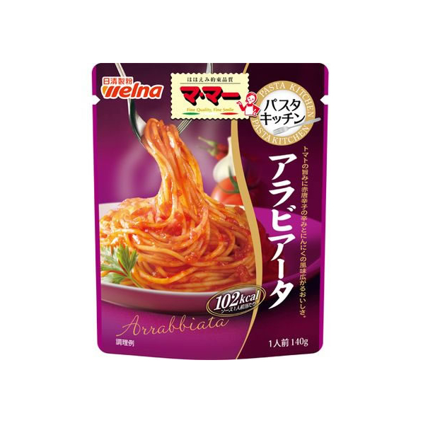 日清製粉ウェルナ マ・マー パスタキッチン アラビアータ 140g F053754