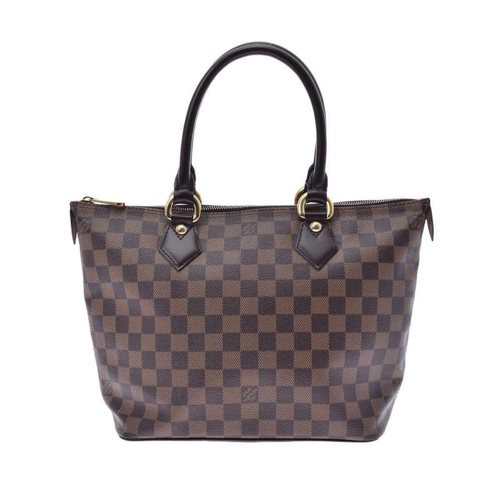 LOUIS VUITTON ルイヴィトン ダミエ サレヤ PM ブラウン/エベヌ N51183 レディース ダミエキャンバス ハンドバッグ ABランク 中古 