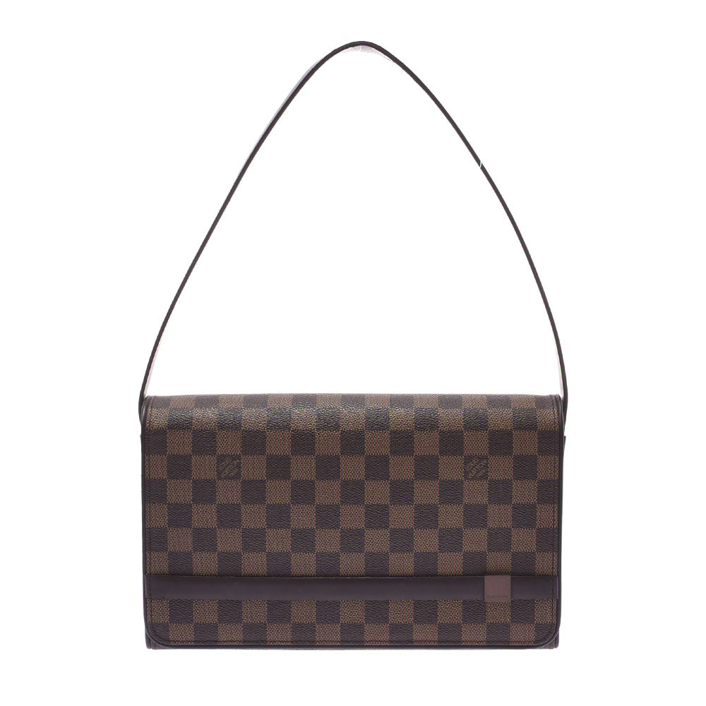 LOUIS VUITTON ルイヴィトン ダミエ トライベッカ ロン ブラウン N51160 レディース ダミエキャンバス ショルダーバッグ ABランク 中古 