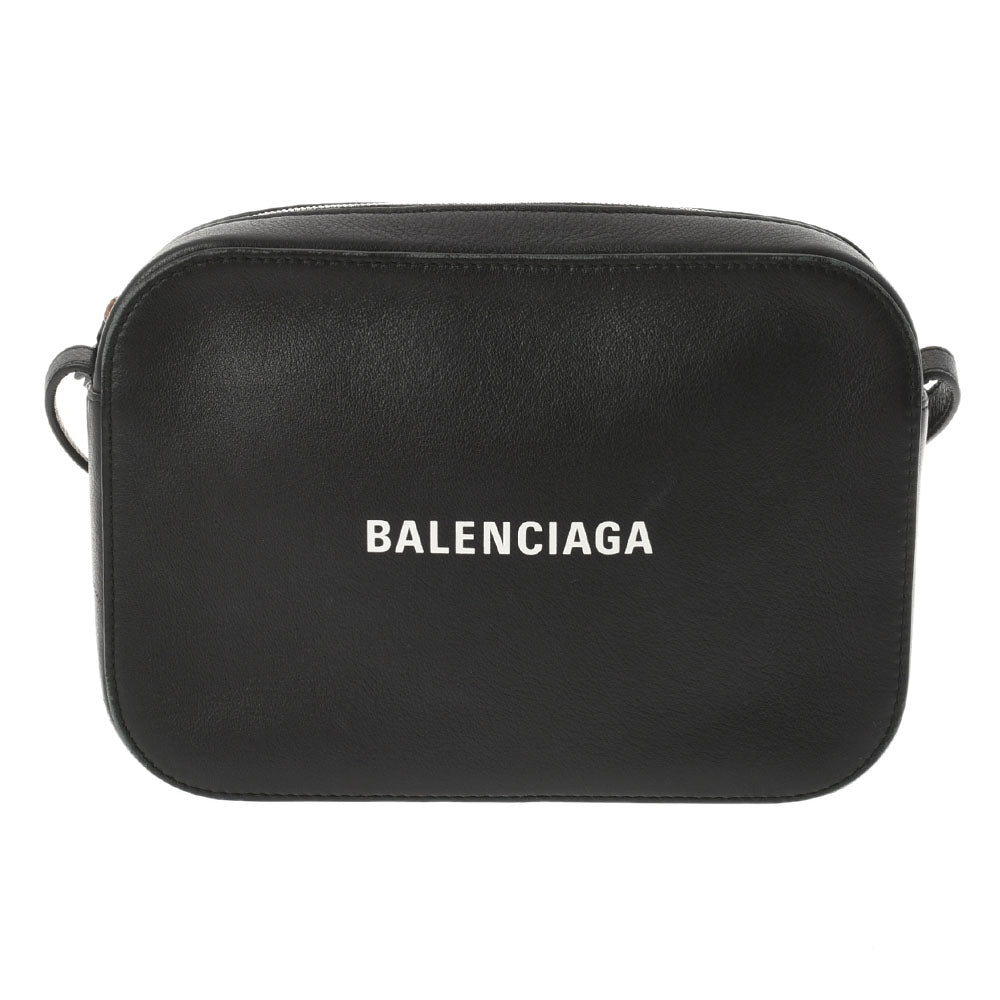 BALENCIAGA バレンシアガ エブリデイ  黒 552370 レディース カーフ ショルダーバッグ Bランク 中古 