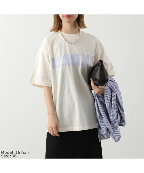 マルニ/MARNI Tシャツ THJET49EPH USCS11 クルーネック ロゴT