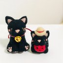 羊毛フェルト　限定価格　黒猫セット