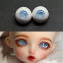 【12mm14mm16mm18mm】 ドールアイ ハンドメイドドール bjd 目 オビツ11 アイサイズ14/7 -4793