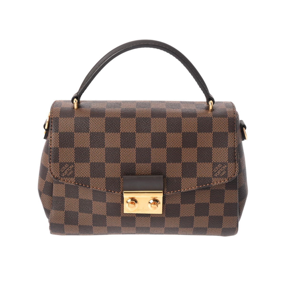 LOUIS VUITTON ルイヴィトン ダミエ クロワゼット  ブラウン N53000 レディース ダミエキャンバス ハンドバッグ Aランク 中古 