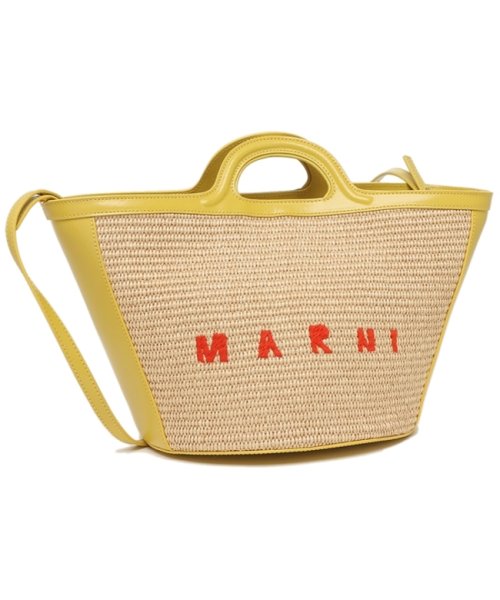 マルニ ハンドバッグ ショルダーバッグ トロピカリア Sサイズ かごバッグ ベージュ イエロー レディース MARNI BMMP0068Q0 P3860 Z3O