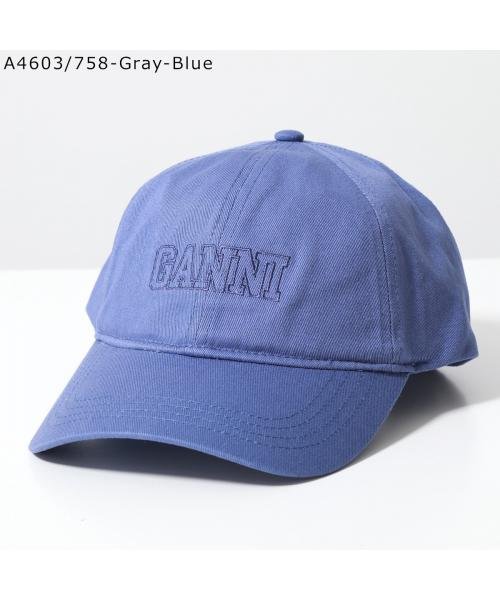 GANNI ベースボールキャップ Cap ロゴ 帽子