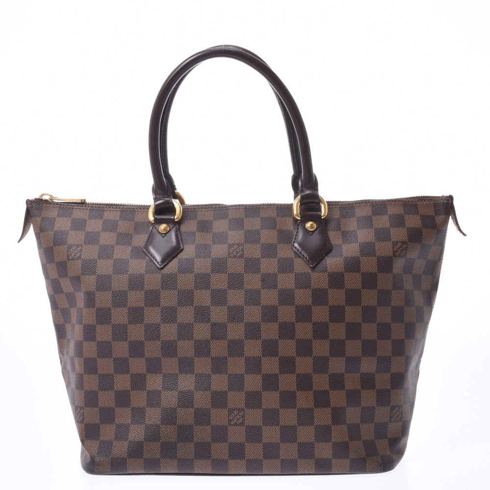 LOUIS VUITTON ルイヴィトン ダミエ サレヤMM ブラウン N51182 ユニセックス ダミエキャンバス ハンドバッグ Bランク 中古 