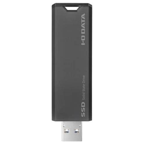 アイ･オー･データ機器 SSPS-US1GR USB 10Gbps(USB3.2 Gen2)対応 スティックSSD 1TB グレー×ブラック