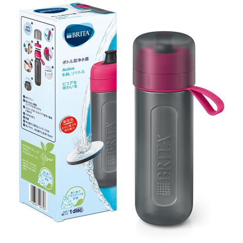 BRITA KBACCP11 ボトル型浄水器 アクティブ ピンク