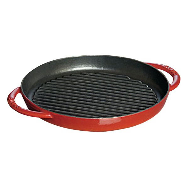 STAUB ストウブ ピュアグリル ラウンド 26cm チェリー 40510-309 FC191LT-6644801