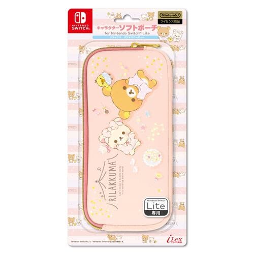 アイレックス ILXSW337 Switch Lite キャラソフトポーチ リラックマ パジャマパーティ