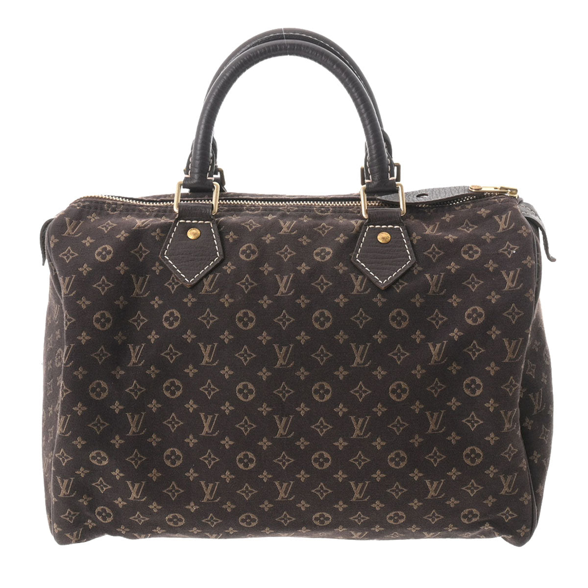 LOUIS VUITTON ルイヴィトン モノグラム ミニラン スピーディ30 エベヌ M95224 レディース キャンバス ハンドバッグ Bランク 中古 