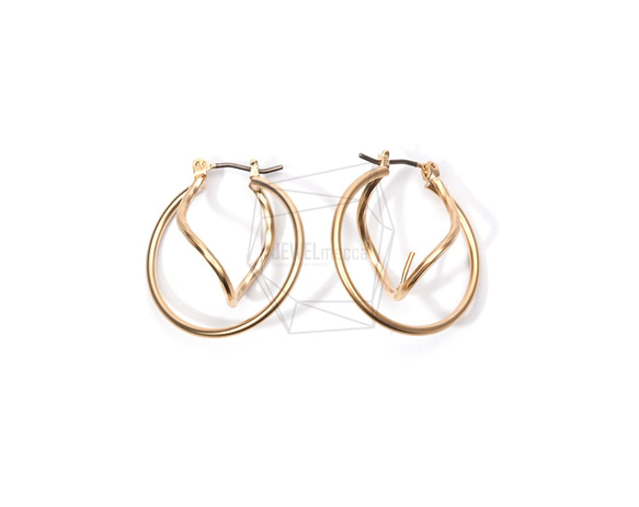 ERG-919-MG【2個入り】ダブルワイヤーラインピアス,Double Wire Line Earrings