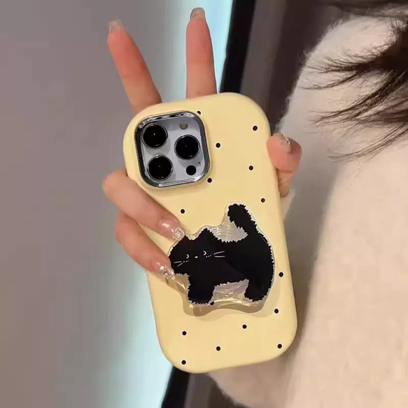 iPhoneケース　スマホケース　大人可愛い　おしゃれ　スマホスタンド付き