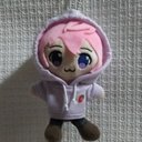 ぬいぐるみ人形のパーカー　すとぷりキーホルダー　ななもりくん着せ替え服