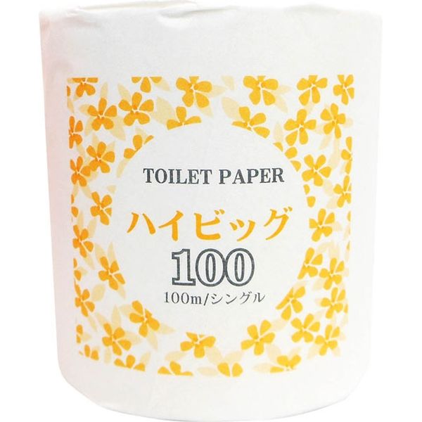 大高製紙 トイレットペーパー ハイビッグ100 100m巻 TP-HB100 1セット（60ロール） エヒメ紙工（直送品）