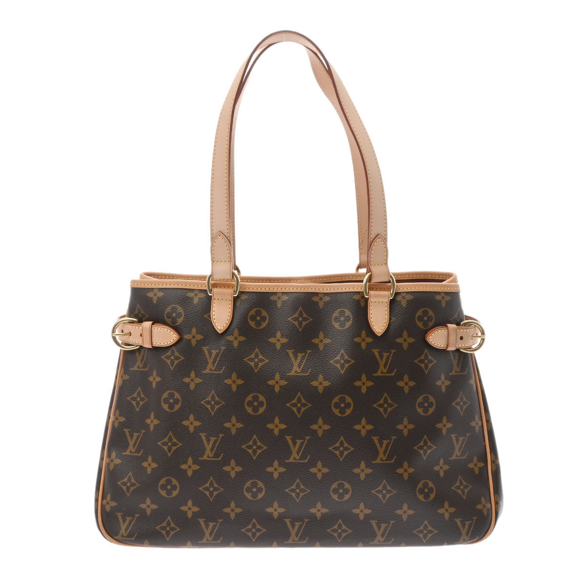 LOUIS VUITTON ルイヴィトン モノグラム バティニョール オリゾンタル ブラウン M51154 レディース モノグラムキャンバス トートバッグ Aランク 中古 