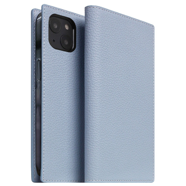 SLG Design iPhone 14用Full Grain Leather Case パウダーブルー SD24309I14PB