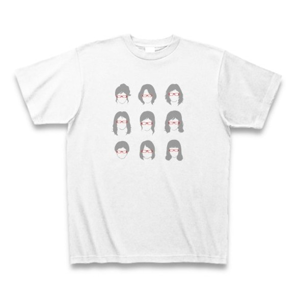 送料無料 新品 メガネ女子　メンズ レディース Tシャツ