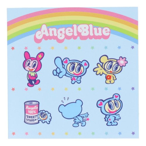 Angel Blue エンジェルブルー 付箋 ブック型付箋 ブルー サンスター文具 学校 メモ かわいい キャラクター グッズ