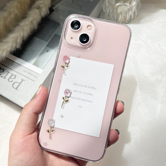 キャンディーチューリップのiPhoneケース(pink)