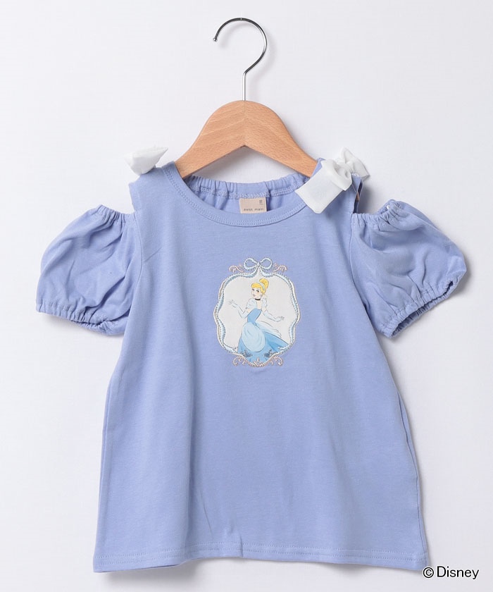 プティマイン/【Disney】2way肩リボンTシャツ