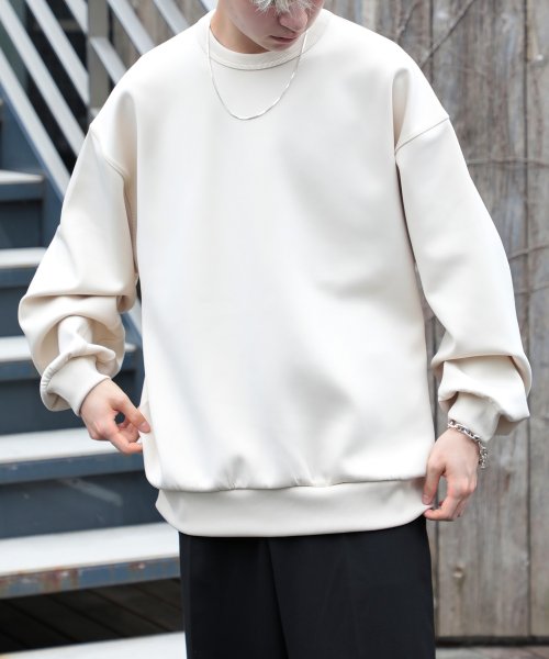 【MAISON CLUB】ESSENTIALS Super smooth cardboard sweater ダンボールスウェット トレーナー スウェット 長袖