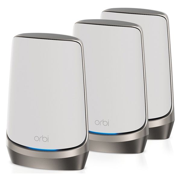 NETGEAR Ｏｒｂｉ　ＷｉＦｉ　６Ｅ　ＡＸＥ１１０００　クアッドバンドメッシュＷｉＦｉ　システム　スターターキット３台セット（直送品）