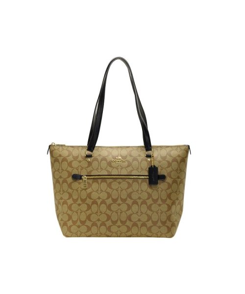 【Coach(コーチ)】Coach コーチ GALLERY TOTE IN SIGNATURE CANVAS トート バッグ A4 収納可