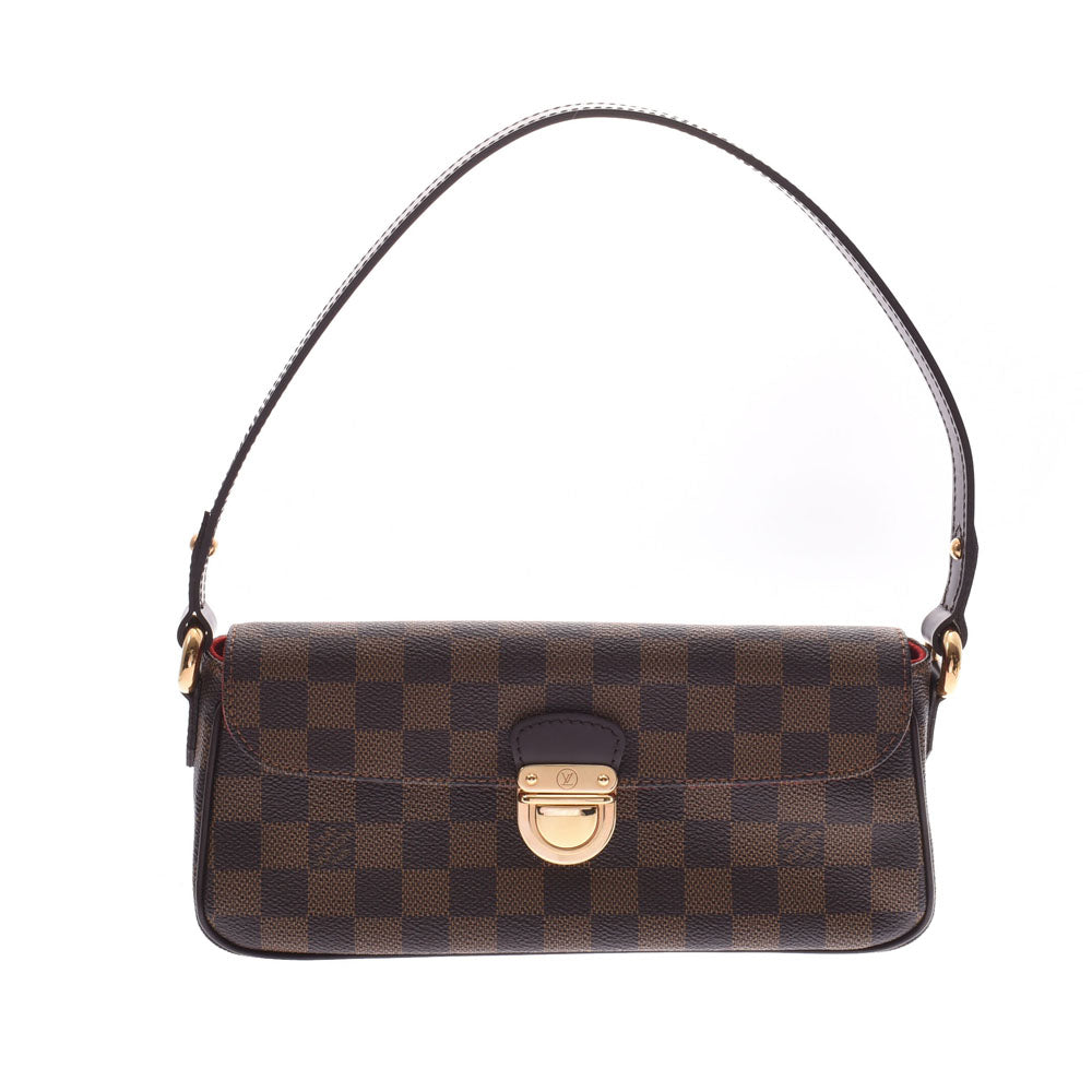 LOUIS VUITTON ルイヴィトン ダミエ ラヴェッロPM ブラウン N60007 レディース ダミエキャンバス ワンショルダーバッグ ABランク 中古 