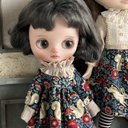 2467 ミディブライス さんのお洋服　classical Rabbit Blythe ミディブライス アウトフィット 洋服 クラシカル