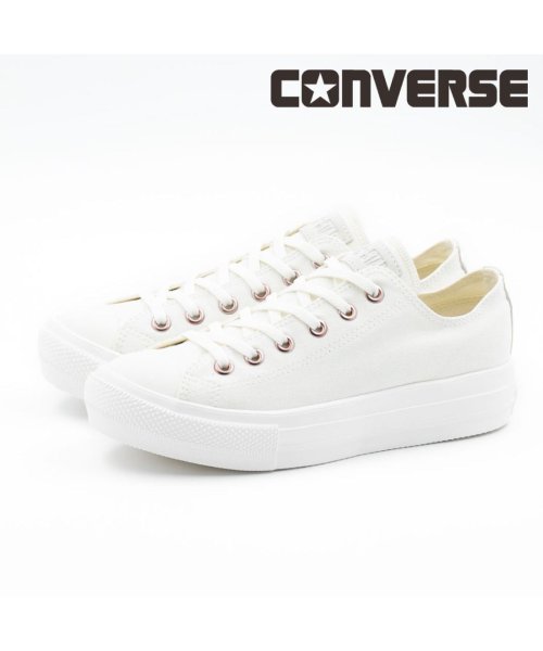 コンバース CONVERSE レディース スニーカー オールスター ライト PLTS ポイントスエード PG OX 厚底 CO－ASLTPLTPSPGOX